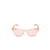 Autre Marque Rosa Sonnenbrille Pink Kunststoff  ref.1146654