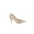 Dior Beige heels Cloth  ref.1146656