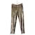 Zadig & Voltaire Calça dourada Dourado Viscose  ref.1146687