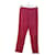 Chanel Straight velvet pants Pink  ref.1146749