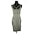 Versace vestido caqui Poliéster  ref.1146750