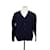 Eric Bompard Suéter de cashmere Azul marinho Casimira  ref.1146797