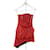 Alexandre Vauthier Leather Over Dress Red  ref.1146945