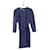 Courreges Wool dress Blue  ref.1147102
