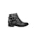 Yves Saint Laurent Leather boots Black  ref.1147155
