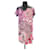 Manoush Silk dress Pink  ref.1147165