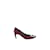 Roger Vivier Belle de Nuit leather heels Dark red  ref.1147187