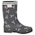 Aigle Anthracite boots Dark grey Cloth  ref.1147220