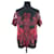 Versace Silk top Red  ref.1147439