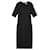 Lk Bennett Robe noir Viscose  ref.1147453