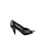 Céline Leather Heels Black  ref.1147583