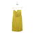 Saint Laurent Vestido de seda Amarelo  ref.1147651