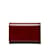 Petit portefeuille rouge Cartier Joyeux anniversaire Cuir  ref.1148050