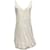 Autre Marque Chloe Weißes ärmelloses Kleid aus Baumwollseide Baumwolle  ref.1148323