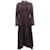 Autre Marque Chloe Crimson / Black Berry Print Dress Cotton  ref.1148325