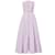 Autre Marque Brandon Maxwell Wisteria Rebecca Strapless A-Line Dress Purple Polyester  ref.1148329
