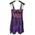 vestido de seda versace Roxo escuro  ref.1148641