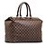 Borsa da viaggio marrone Louis Vuitton Damier Ebene Greenwich PM - vista 2