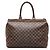 Borsa da viaggio marrone Louis Vuitton Damier Ebene Greenwich PM - vista 3