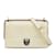 White Dior Medium Patent Diorama Crossbody Bag Leather  ref.1149403
