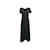 Vintage Dunkelgrünes Valentino Seidenkleid Größe US 10  ref.1149412