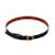 Hermès Black Hermes Skinny Leather Belt Size US XS  ref.1149421
