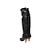 Black Chanel Pointed-Toe Knee-High Boots Size 37 - view 4