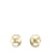Goldene Chanel CC-Ohrclips Vergoldet  ref.1149772