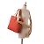 Double sens Hermès Rosso Hermes Clemence foderato Sens 36 Tote bag - vista 8