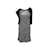 Vestido preto e branco Giorgio Armani com laço de lantejoulas tamanho IT 42 Sintético  ref.1149849
