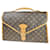 Louis Vuitton Beverly Braun Leinwand  ref.1149980