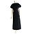 Yohji Yamamoto Kleider Schwarz - Ansicht 10
