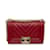 Red Chanel Small Calfskin Chevron Boy Flap Crossbody Bag Leather  ref.1150341