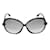 Schwarze Tom Ford Sonja übergroße Sonnenbrille Kunststoff  ref.1150391