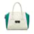 Bolsa Bicolor em Couro Valentino Branco  ref.1150395