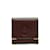Carteira pequena Cartier Must de Cartier vermelha Vermelho Couro  ref.1150400
