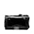 Schwarze Chanel mittelgroße Lack-Umhängetasche „Reverso Boy“ mit Flap Leder  ref.1150533
