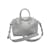 Bolsa Givenchy Mini Antigona Cinza Couro  ref.1150712