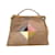 Hellbraune und mehrfarbige bemalte Handtasche „Peekaboo“ von Fendi Kamel Schweden  ref.1150716