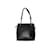 Chanel negro vintage 90Bolso tote con cadena Triple CC Cuero  ref.1150717