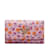 Pink Prada Floral Saffiano Key Case Leather  ref.1150826