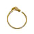 Hermès Bracelet de costume en or Hermes Horse Head Bangle Or jaune Doré  ref.1150850