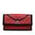 Red Chanel CC Grossgrain trim Lambskin Flap Shoulder Bag Leather  ref.1151052