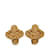 Boucles d'oreilles à clip Chanel CC dorées Métal  ref.1151131