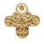 Spilla Chanel tripla CC in oro D'oro Metallo  ref.1151136