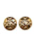 Clipe Chanel CC dourado em brincos Banhado a ouro  ref.1151159