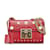 Bolso de hombro rojo con candado y tachuelas de perlas de Gucci Roja Cuero  ref.1151183