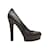Zapatos de tacón con plataforma de cuero Gucci negros Talla 38.5  ref.1151271