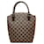 Brown Louis Vuitton Damier Ebene Sarria Seau Handbag Leather  ref.1151314