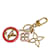 Porte-clés de charme de sac à fleurs en fleurs monogramme Louis Vuitton doré  ref.1151349